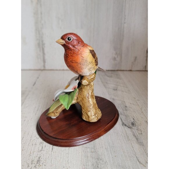 Sadek house finch 9112 bird‎ flower figure decor floral - Picture 2 of 5